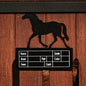 Plaque d’Identification Equisoix™ – Personnalisable Cheval & Propriétaire – Bilingue Français/Anglais