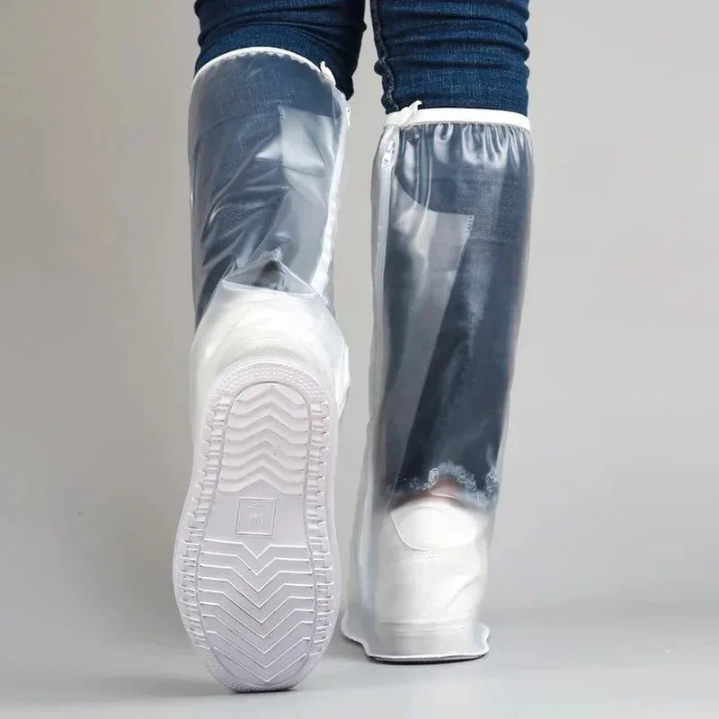 Surchaussures Imperméables Unisexes – Hautes, Antidérapantes, Résistantes et Réutilisables