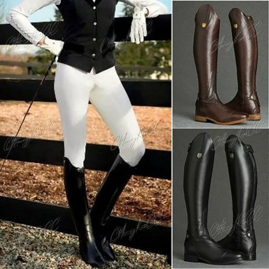 Bottes Hautes Équestres Equisoix™  Confort Moderne pour Cavalières