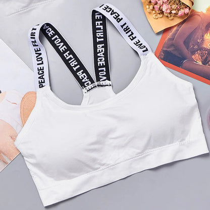 Brassière de Sport Femme - Sans Couture, Maintien Confortable, Bretelles Larges