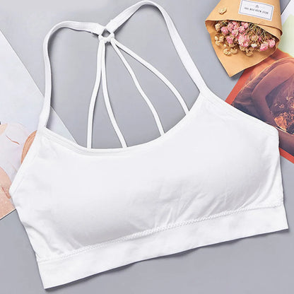 Brassière de Sport Femme - Sans Couture, Maintien Confortable, Bretelles Larges