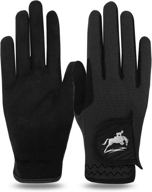 Gants d’Équitation Equisoix™ – Respirants, Ultra-Légers & Adhérence Tout Temps pour Cavalières