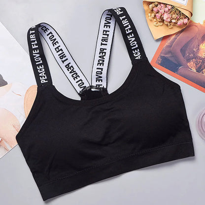 Brassière de Sport Femme - Sans Couture, Maintien Confortable, Bretelles Larges